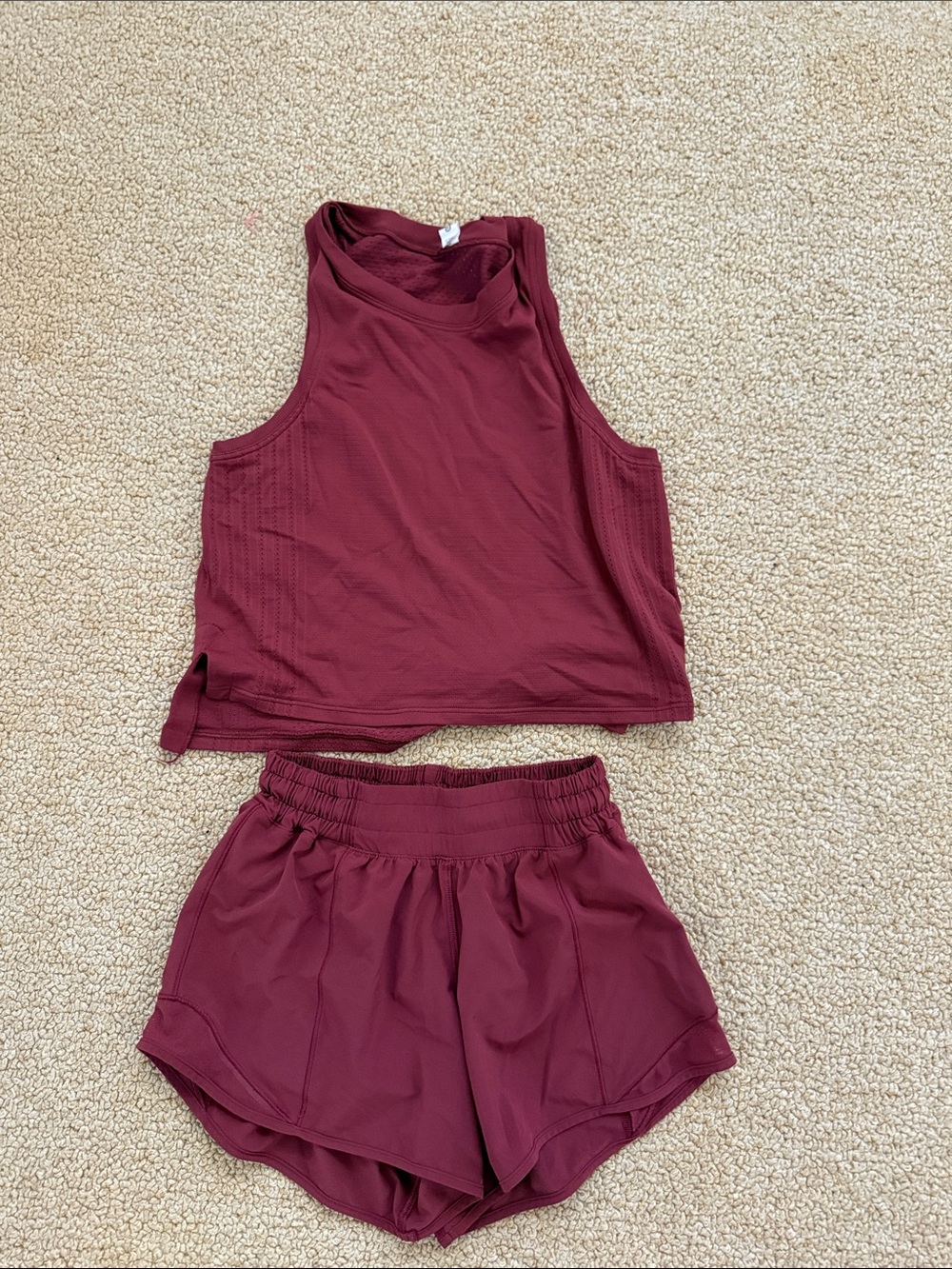 Lululemon tank/short set